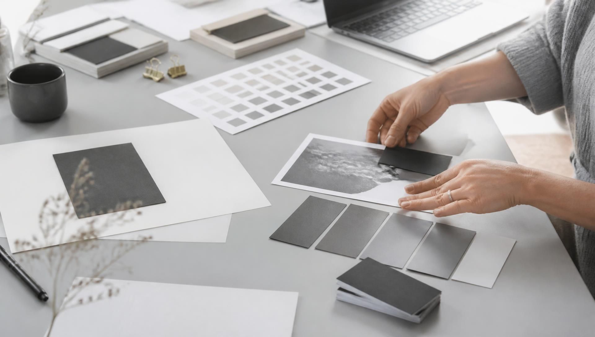 Brand identity design in progress